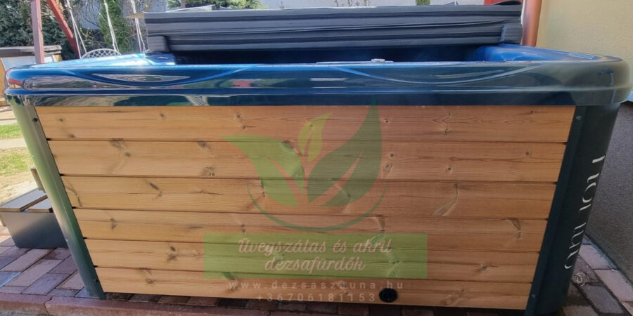MONACO OUT THERMOWOOD KÜLSŐ KÁLYHÁS NÉGYSZÖG alakú AKRIL dézsafürdő - Image 8