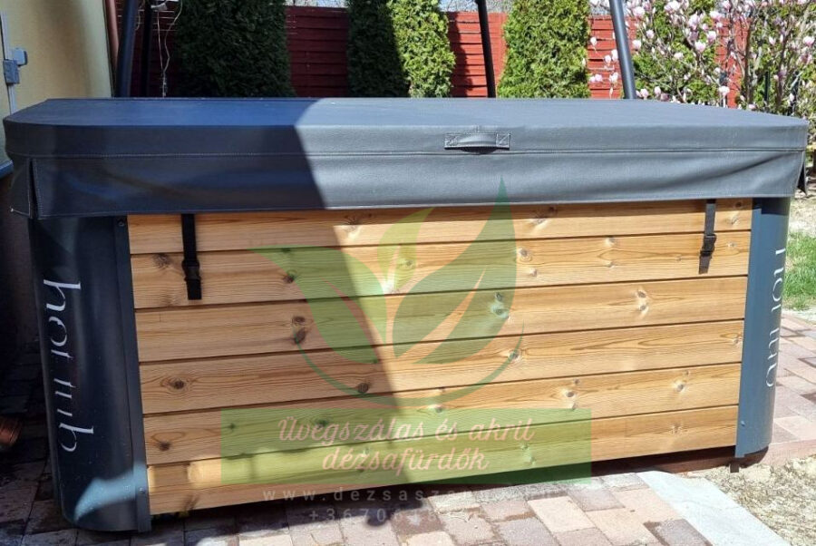MONACO OUT THERMOWOOD KÜLSŐ KÁLYHÁS NÉGYSZÖG alakú AKRIL dézsafürdő - Image 13
