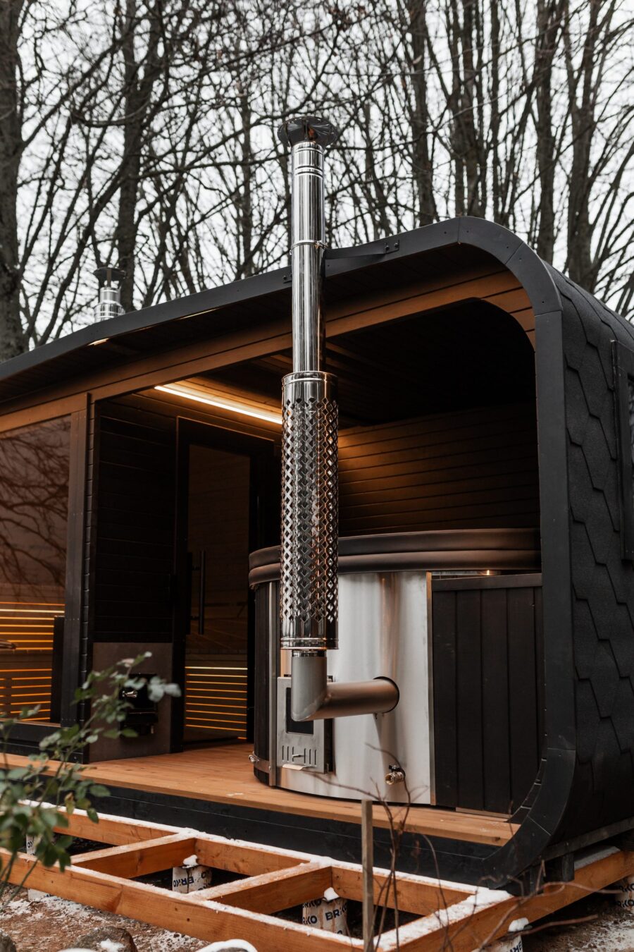 6 személyes LUX GOLD 2 in 1 szauna + dézsafürdő kombó - Image 23