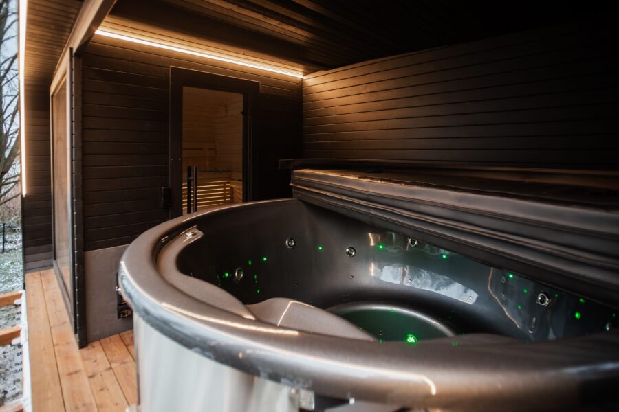 6 személyes LUX GOLD 2 in 1 szauna + dézsafürdő kombó - Image 36