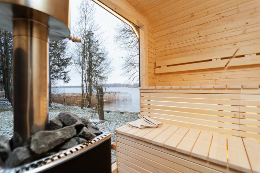 6 személyes LUX GOLD 2 in 1 szauna + dézsafürdő kombó - Image 40