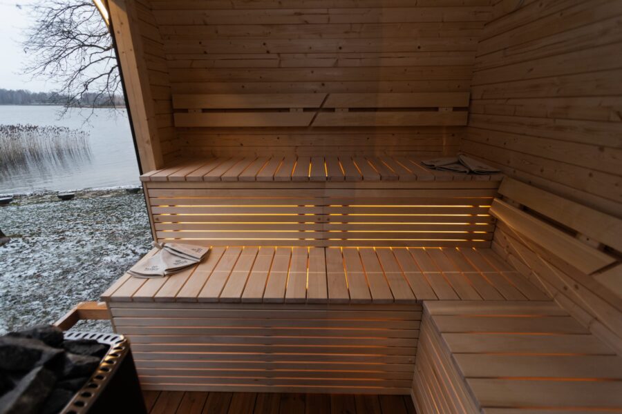 6 személyes LUX GOLD 2 in 1 szauna + dézsafürdő kombó - Image 46