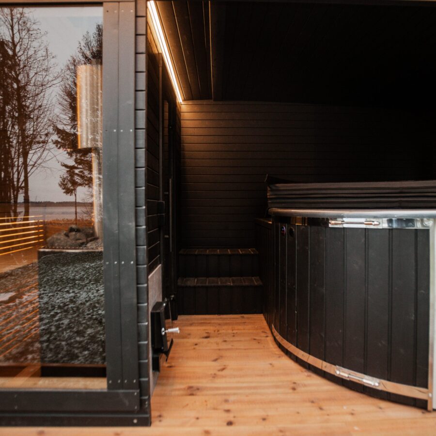 6 személyes LUX GOLD 2 in 1 szauna + dézsafürdő kombó - Image 49