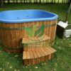 MALIBU 8 személyes NÉGYSZÖGLETES Akril dézsafürdő külső kályhával - Image 13