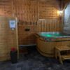 MALIBU 8 személyes NÉGYSZÖGLETES Akril dézsafürdő külső kályhával - Image 46