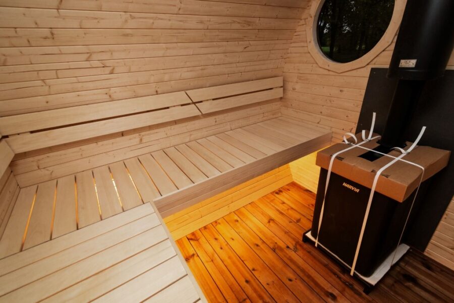 6 személyes Oázis szauna + dézsafürdő kombó - Image 25