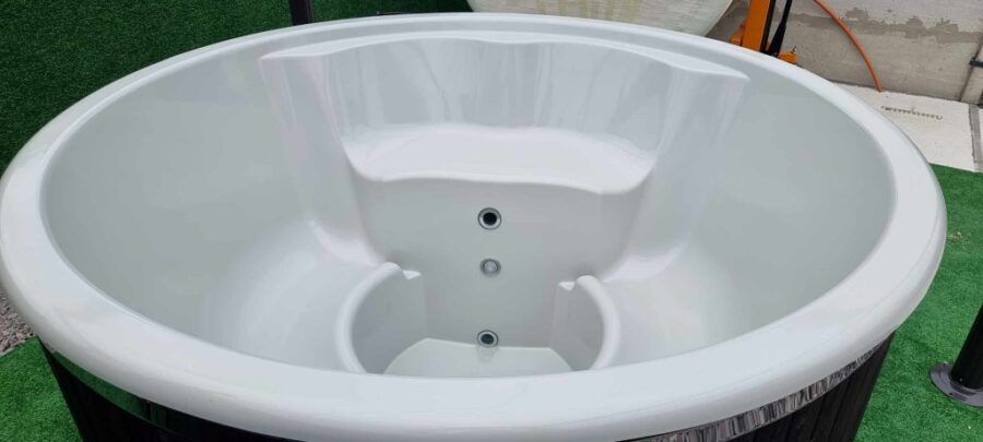 PEARL 6 személyes INTEGRÁLT KÁLYHÁS üvegszálas dézsafürdő - Image 9