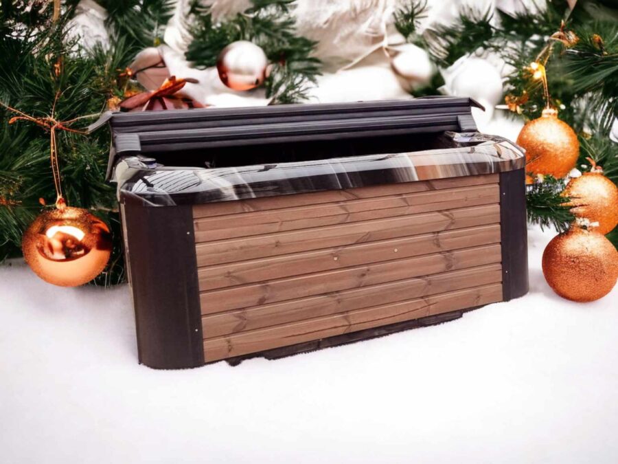 TOPÁZ PRÉMIUM AKRIL 4 személyes fatüzelésű jacuzzi - Image 8