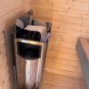 4 személyes LEVÉL alakú szauna 9 KW elektromos kályhával - Image 35