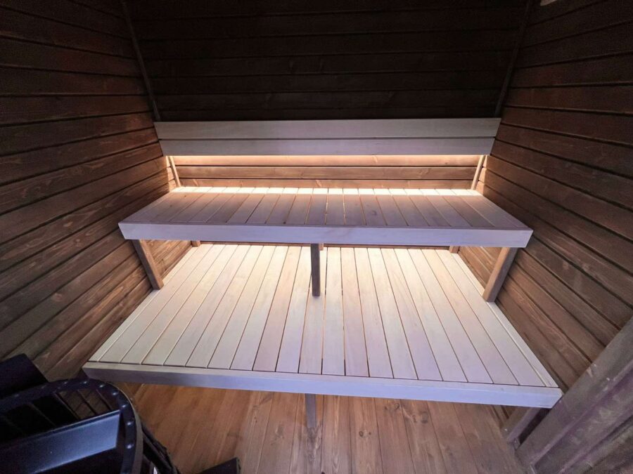 4 személyes BOXY szauna 9 KW elektromos kályhával - Image 2