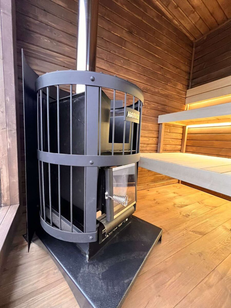 4 személyes BOXY szauna 9 KW elektromos kályhával - Image 6