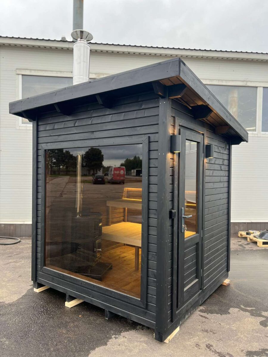 4 személyes BOXY szauna 9 KW elektromos kályhával - Image 15