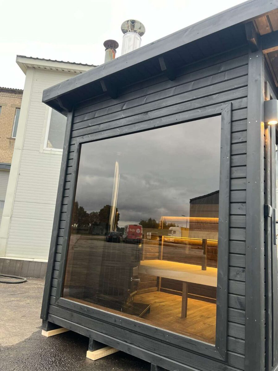 4 személyes BOXY szauna 9 KW elektromos kályhával - Image 14