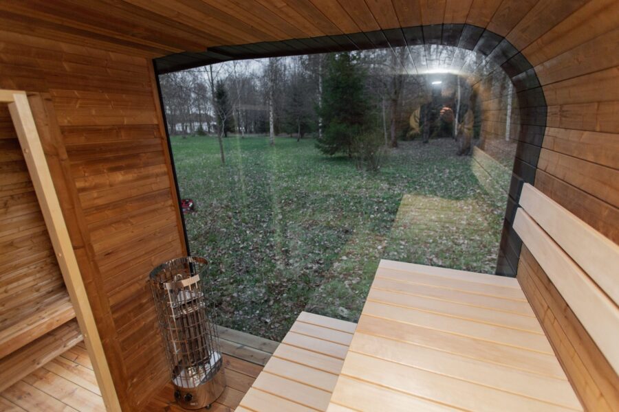 6 személyes VIP LUX Szauna elektromos kályhával - Image 5