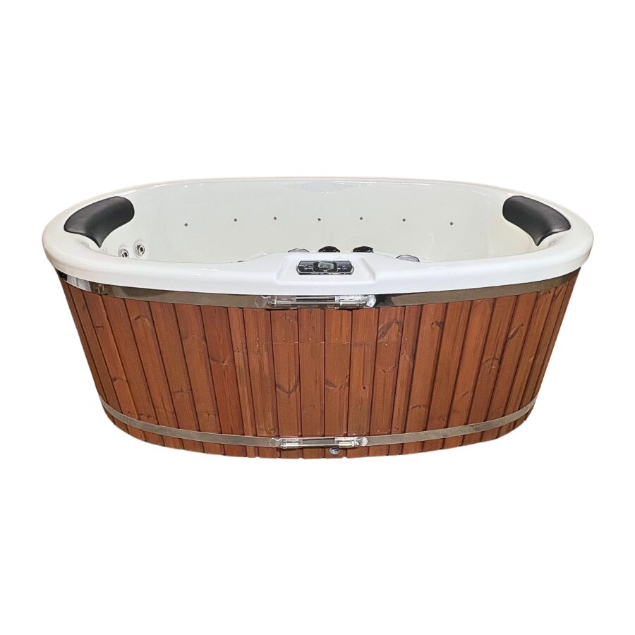 JADE 2 személyes prémium akril ovális dézsafürdő GECKO 3 KW elektromos fűtéssel - Image 8