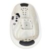 JADE 2 személyes prémium akril ovális dézsafürdő GECKO 3 KW elektromos fűtéssel - Image 6