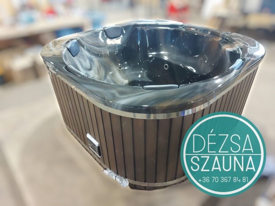 RUBIN 6 személyes ELEKTROMOS prémium négyszög alakú akril dézsafürdő - Image 14