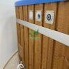 MALIBU 8 személyes NÉGYSZÖGLETES Akril dézsafürdő külső kályhával - Image 41