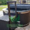 RUBIN 5 személyes prémium négyszög alakú akril dézsafürdő integrált kályhával - Image 11