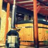 MALIBU 8 személyes NÉGYSZÖGLETES Akril dézsafürdő külső kályhával - Image 33