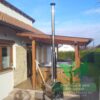 MALIBU 8 személyes NÉGYSZÖGLETES Akril dézsafürdő külső kályhával - Image 82