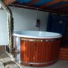 6 személyes CLASIC IN INTEGRÁLT KÁLYHÁS PRÉMIUM AKRIL dézsafürdő wellness csomagban - Image 53