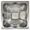 Grande 8 személyes Négyszögletes akril 8 személyes dézsafürdő GECKO 3 KW elektromos fűtéssel - Image 30