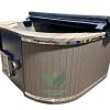 RUBIN 5 SZEMÉLYES PRÉMIUM NÉGYSZÖG ALAKÚ AKRIL DÉZSAFÜRDŐ INTEGRÁLT KÁLYHÁVAL, PLASTIC BORÍTÁSSAL - Image 6