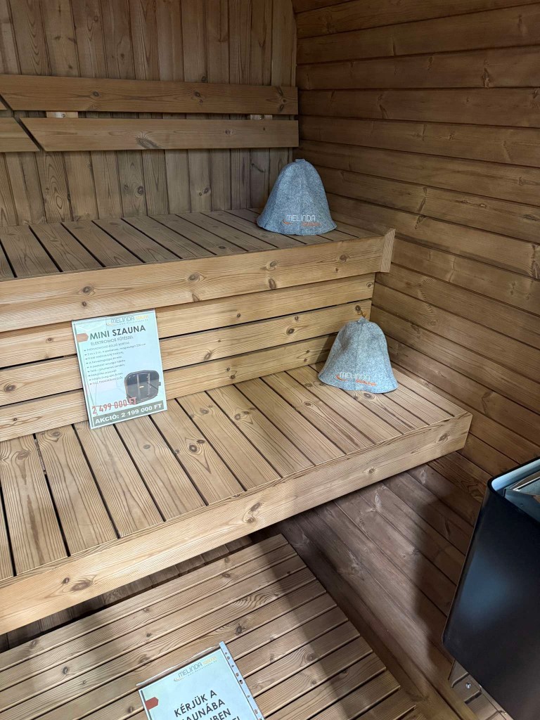 4 SZEMÉLYES MINI SZAUNA ELEKTROMOS FŰTÉSSEL - Image 10