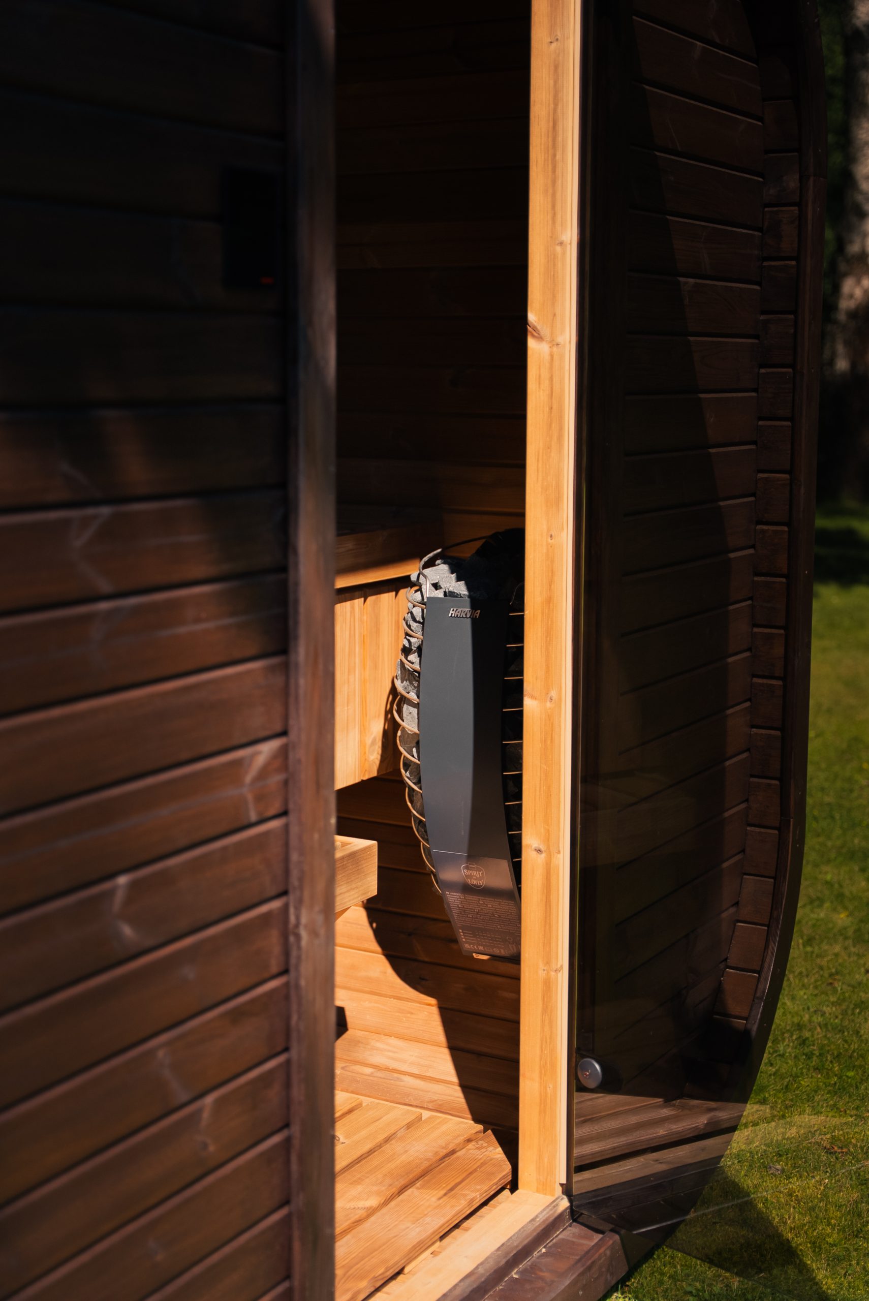 JOLA MINI 2 SZEMÉLYES THERMOWOOD SZAUNA ELEKTROMOS KÁLYHÁVAL + WIFI VEZÉRLÉSSEL - Image 36