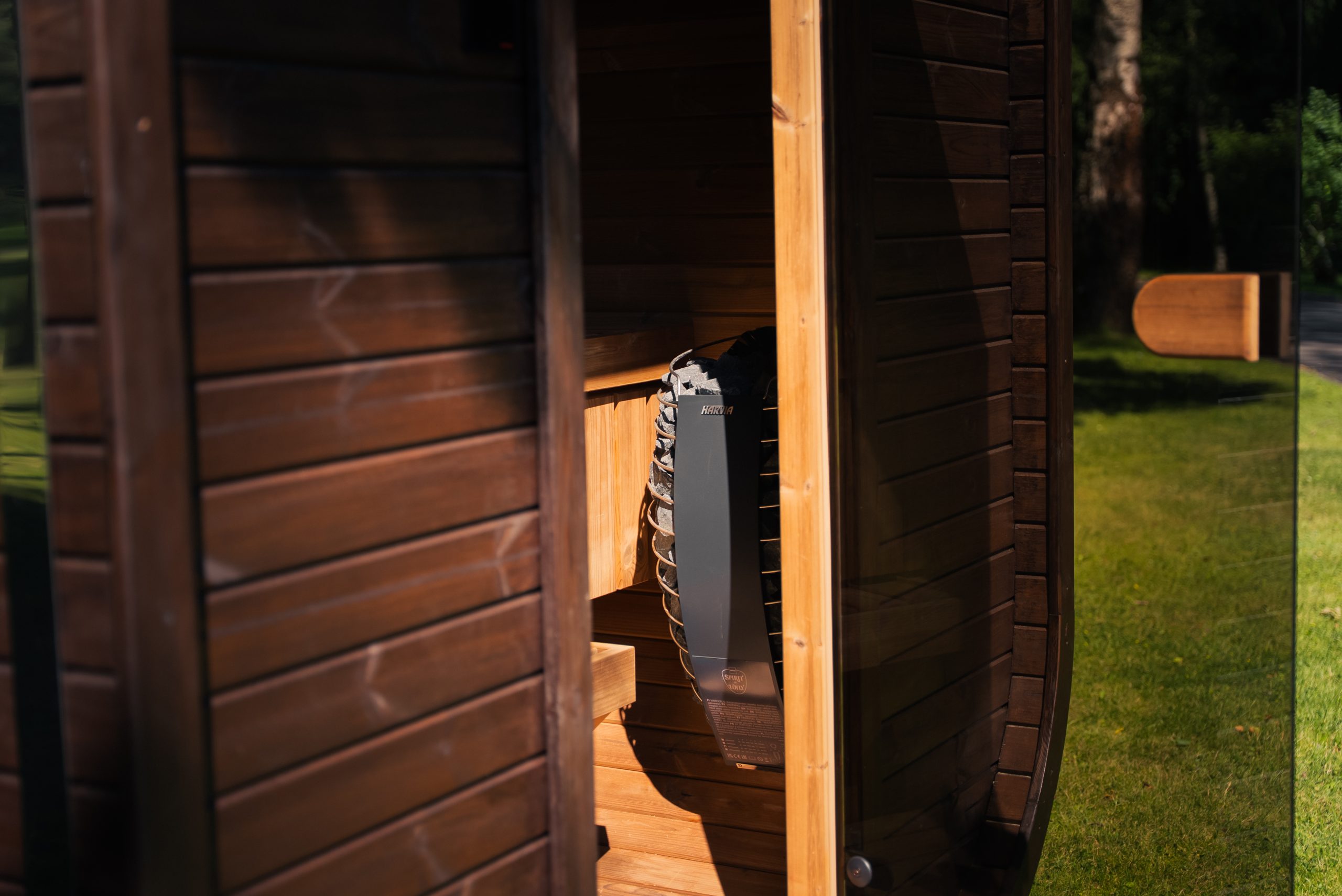 JOLA MINI 2 SZEMÉLYES THERMOWOOD SZAUNA ELEKTROMOS KÁLYHÁVAL + WIFI VEZÉRLÉSSEL - Image 37