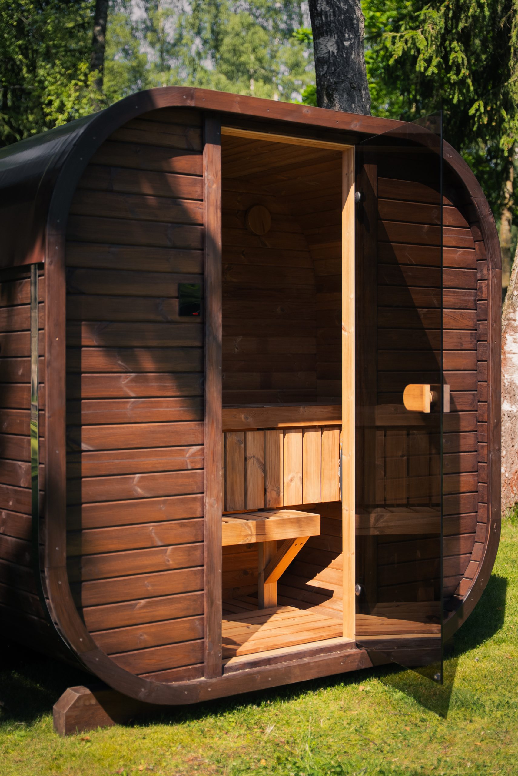 JOLA MINI 2 SZEMÉLYES THERMOWOOD SZAUNA ELEKTROMOS KÁLYHÁVAL + WIFI VEZÉRLÉSSEL - Image 40