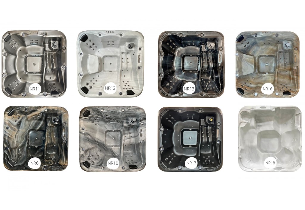 OPAL 6 SZEMÉLYES PRÉMIUM NÉGYSZÖG ALAKÚ AKRIL DÉZSAFÜRDŐ INTEGRÁLT FATÜZELÉSŰ KÁLYHÁVAL - Image 4