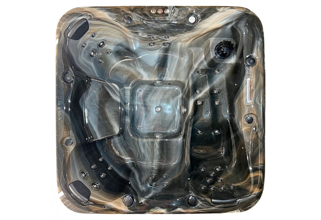 OPAL 6 SZEMÉLYES PRÉMIUM NÉGYSZÖG ALAKÚ AKRIL DÉZSAFÜRDŐ INTEGRÁLT FATÜZELÉSŰ KÁLYHÁVAL - Image 6