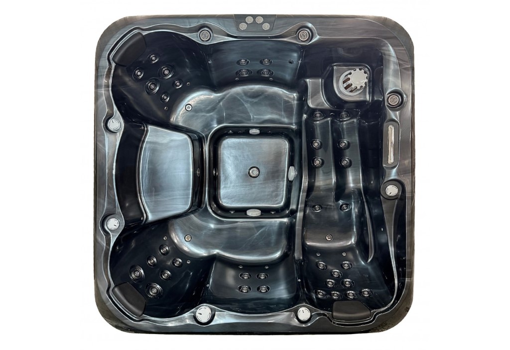 OPAL 6 SZEMÉLYES PRÉMIUM NÉGYSZÖG ALAKÚ AKRIL DÉZSAFÜRDŐ INTEGRÁLT FATÜZELÉSŰ KÁLYHÁVAL - Image 12