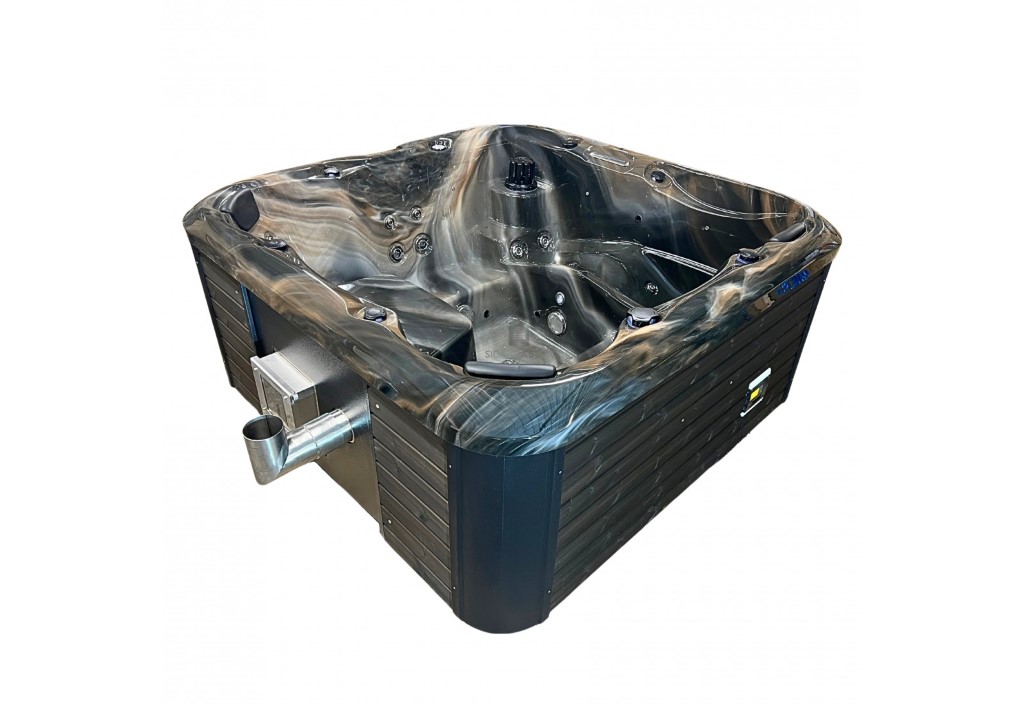 OPAL 6 SZEMÉLYES PRÉMIUM NÉGYSZÖG ALAKÚ AKRIL DÉZSAFÜRDŐ INTEGRÁLT FATÜZELÉSŰ KÁLYHÁVAL - Image 15